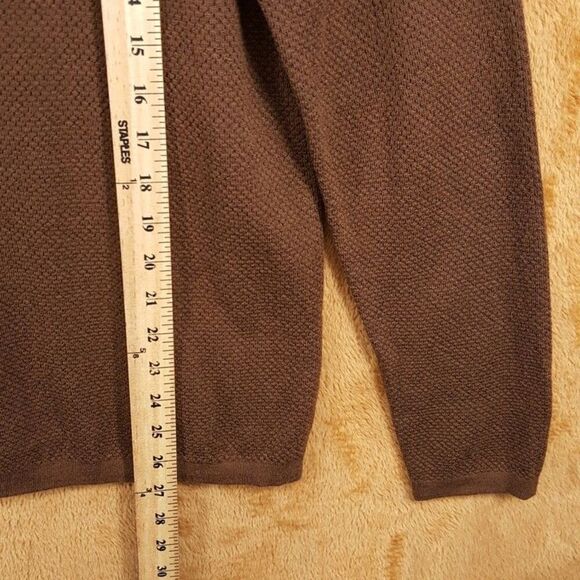 RAG & BONE Sweater Mens Small Brown Pullover Wool Blend Knit BENNET CREW $278 - Picture 8 of 9